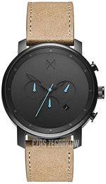MVMT Chrono Szary/Skóra Ø45 mm MC01-GML