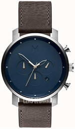 MVMT Chrono Niebieski/Skóra Ø45 mm MC01-SGR
