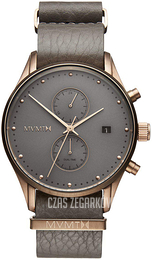 MVMT Voyager Szary/Skóra Ø42 mm MV01-BROGR