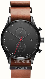 MVMT Voyager Czarny/Skóra Ø42 mm MV01-BTL2