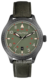 Nautica BFD 105 Zielony/Skóra Ø44 mm A11108G