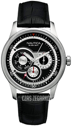 Nautica Ncs Czarny/Skóra Ø43 mm A14585G