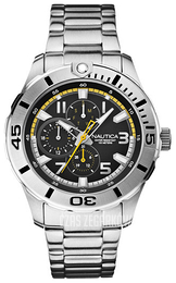 Nautica NST Czarny/Stal Ø44.1 mm A15099G