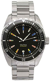 Nautica Dress Czarny/Stal Ø44 mm A15502G