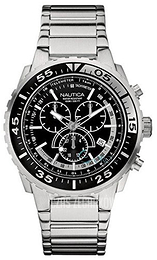 Nautica Chronograph Czarny/Stal Ø45 mm A16654G