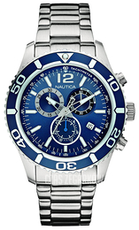 Nautica Chronograph Niebieski/Stal Ø46 mm A16665G