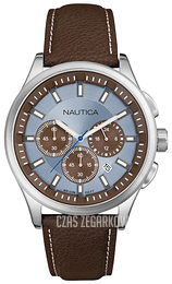 Nautica NCT Niebieski/Skóra Ø44 mm A16694G