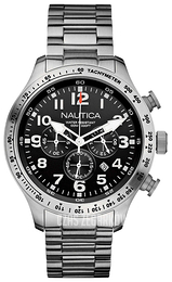 Nautica BFD 101 Czarny/Stal Ø44 mm A18592G
