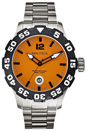 Nautica Analog Pomarańczowy/Stal Ø52 mm A18623G