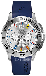 Nautica Bfd 101 Srebrny/Żywica z tworzywa sztucznego Ø44 mm A18640G