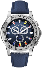 Nautica Nst Niebieski/Skóra Ø46 mm A19597G