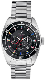 Nautica Chronograph Czarny/Stal Ø42 mm A21000G