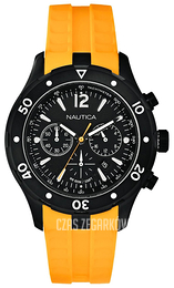 Nautica Chronograph Czarny/Guma Ø45 mm A21545G