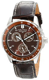 Nautica Windseeker Brązowy/Skóra Ø38 mm N09550G