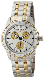 Nautica Windseeker Srebrny/Stal w odcieniu złota Ø40 mm N14588G