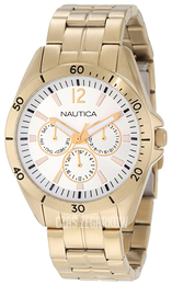 Nautica NAC Srebrny/Stal w odcieniu złota Ø40 mm N14637G