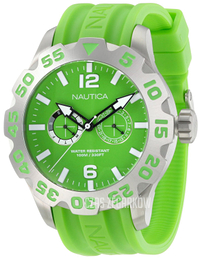 Nautica BFD 100 Zielony/Żywica z tworzywa sztucznego Ø46 mm N16605G