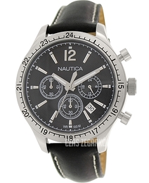 Nautica BFD 104 Czarny/Skóra Ø44 mm N16659G