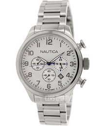 Nautica BFD 101 Srebrny/Stal Ø44 mm N17663G