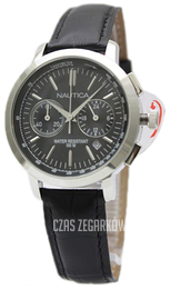 Nautica Chronograph Czarny/Skóra Ø41 mm N18617M