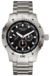 Nautica Multifunction Czarny/Stal Ø45 mm N18620G