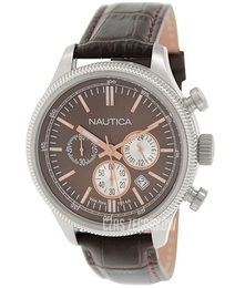 Nautica Analog Brązowy/Skóra Ø44 mm N18693G