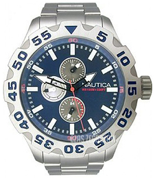 Nautica Multifunction Niebieski/Stal Ø57 mm N20093G