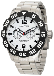 Nautica BFD 100 Biały/Stal Ø46 mm N21014G