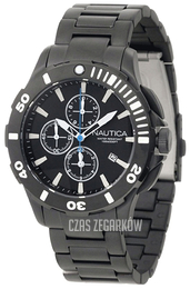 Nautica BFD 101 Czarny/Stal Ø44 mm N23536G