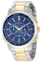 Nautica NCT Niebieski/Stal w odcieniu złota Ø45 mm N23602G