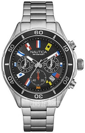 Nautica Czarny/Stal Ø46 mm NAD14536G