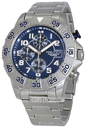 Nautica Chronograph Niebieski/Stal Ø46 mm NAD16003G