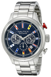 Nautica NCT Niebieski/Stal Ø44 mm NAD17516G