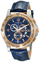 Nautica NST Niebieski/Skóra Ø45 mm NAD19502G