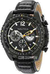 Nautica Czarny/Skóra Ø48 mm NAD22506G