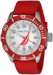 Nautica Nsr Srebrny/Guma Ø44 mm NAI08506G