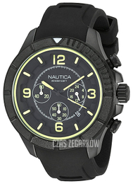 Nautica Chronograph Czarny/Guma Ø47 mm NAI19526G