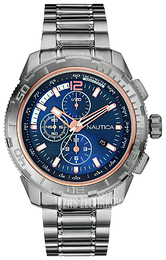 Nautica NST Niebieski/Stal Ø48 mm NAI24500G