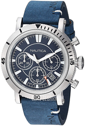 Nautica Niebieski/Skóra Ø44 mm NAPFMT002