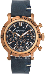 Nautica Niebieski/Skóra Ø44 mm NAPFMT004