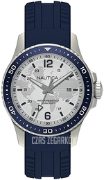 Nautica Freeboard Srebrny/Guma Ø44 mm NAPFRB005