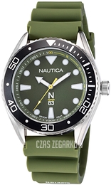 Nautica Zielony/Guma Ø44 mm NAPFWF114