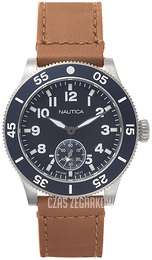 Nautica Huston Niebieski/Skóra Ø44 mm NAPHST001