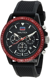Nautica One Czarny/Guma Ø43 mm NAPNOF3S8