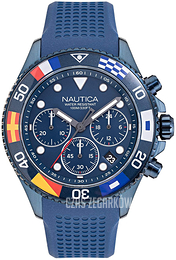 Nautica Niebieski/Guma Ø44 mm NAPWPF908
