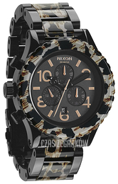 Nixon The 42-20 Czarny/Stal Ø42 mm A037115300-00