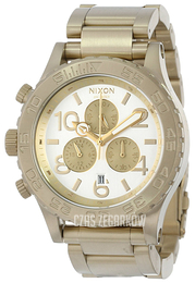 Nixon The 42-20 Srebrny/Stal w odcieniu złota Ø42 mm A0371219