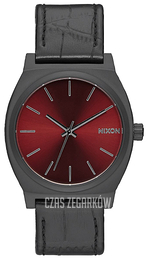 Nixon The Time Teller Czerwony/Skóra A0451886-00