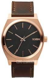 Nixon The Time Teller Czarny/Skóra Ø37 mm A0452001-00