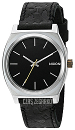 Nixon The Time Teller Czarny/Skóra Ø37 mm A0452222-00